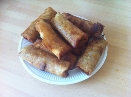 Kiploempia’s met chilisaus