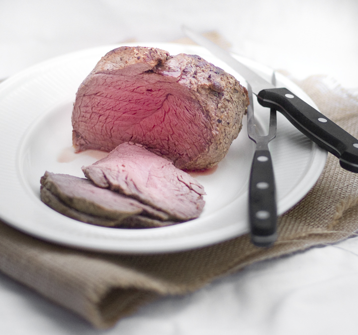 Roast beef met Yorkshire puddings