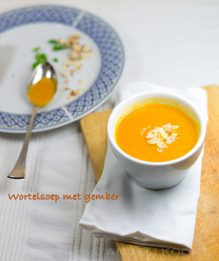 Wortelsoep met gember