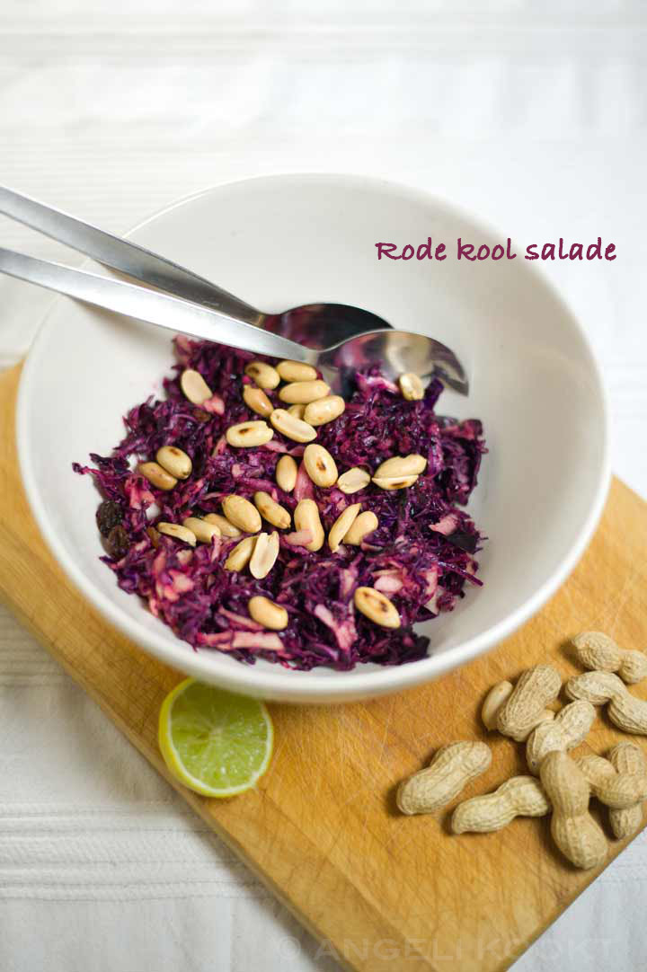 Rode kool salade