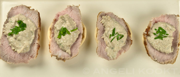 Amuse vitello tonnato