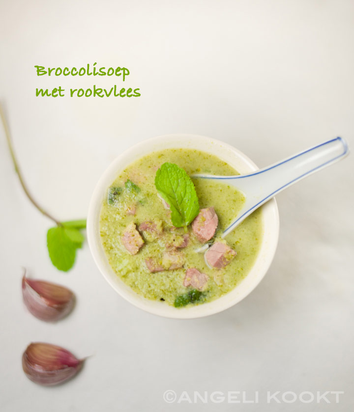 Broccolisoep met rookvlees