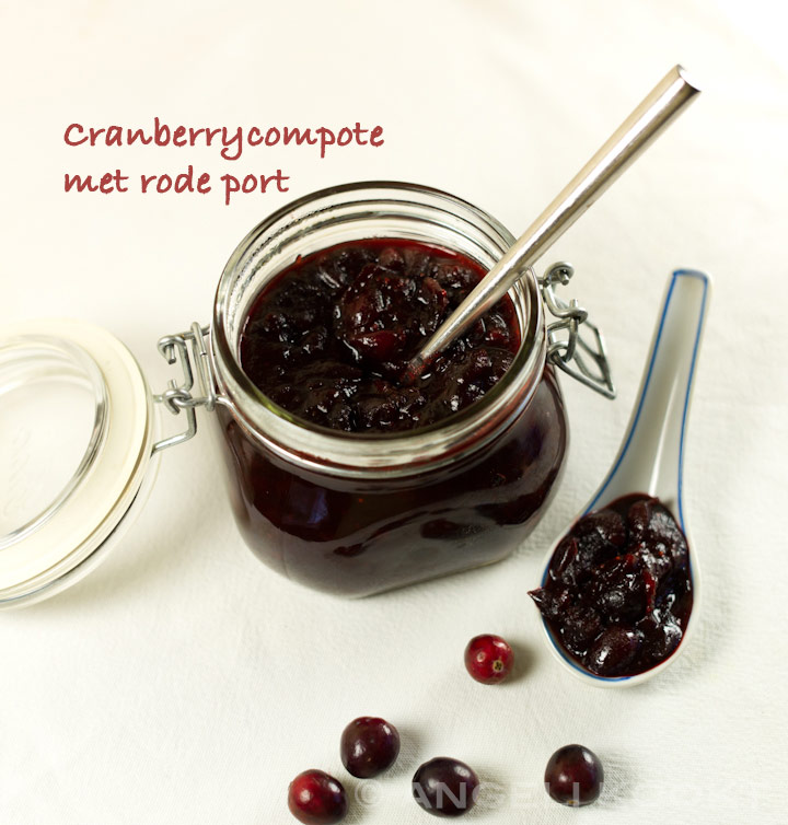 Cranberrycompote met port
