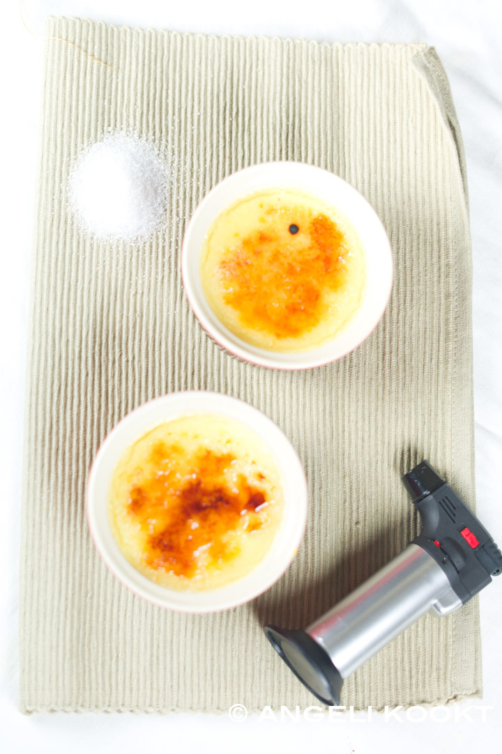 Crème brûlée zonder ei