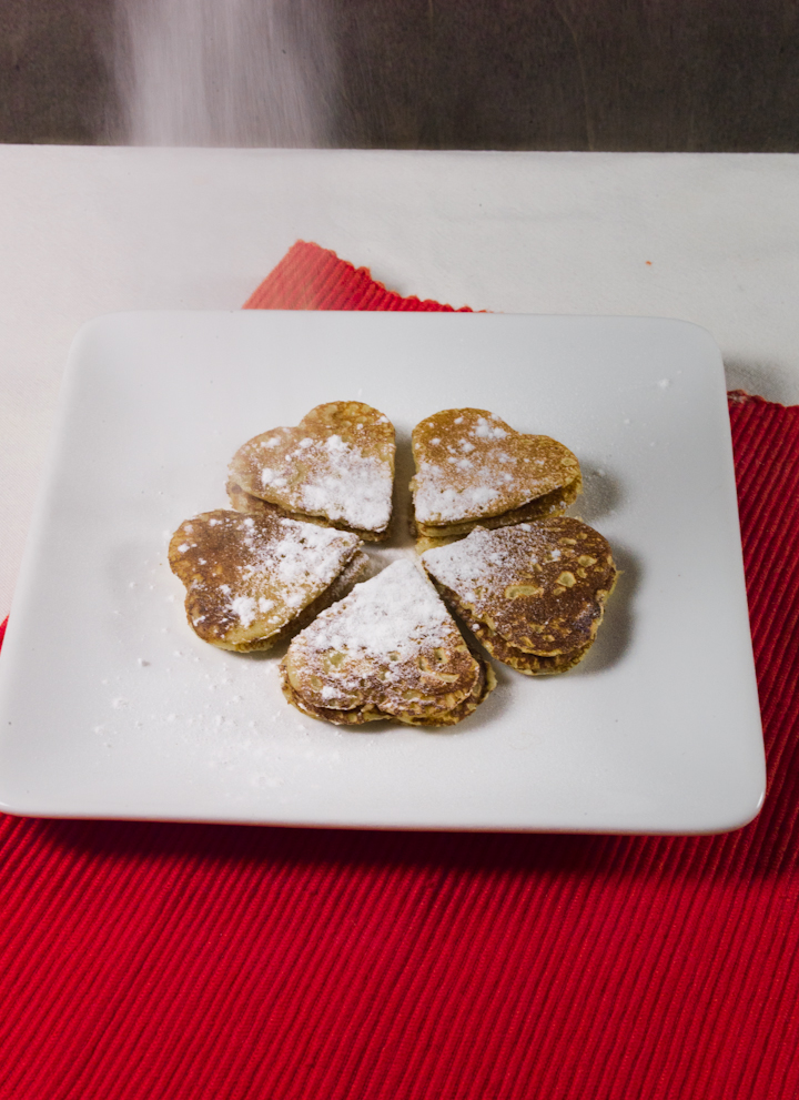 Valentijn pannenkoekjes