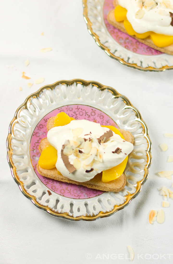 Perzik tiramisu