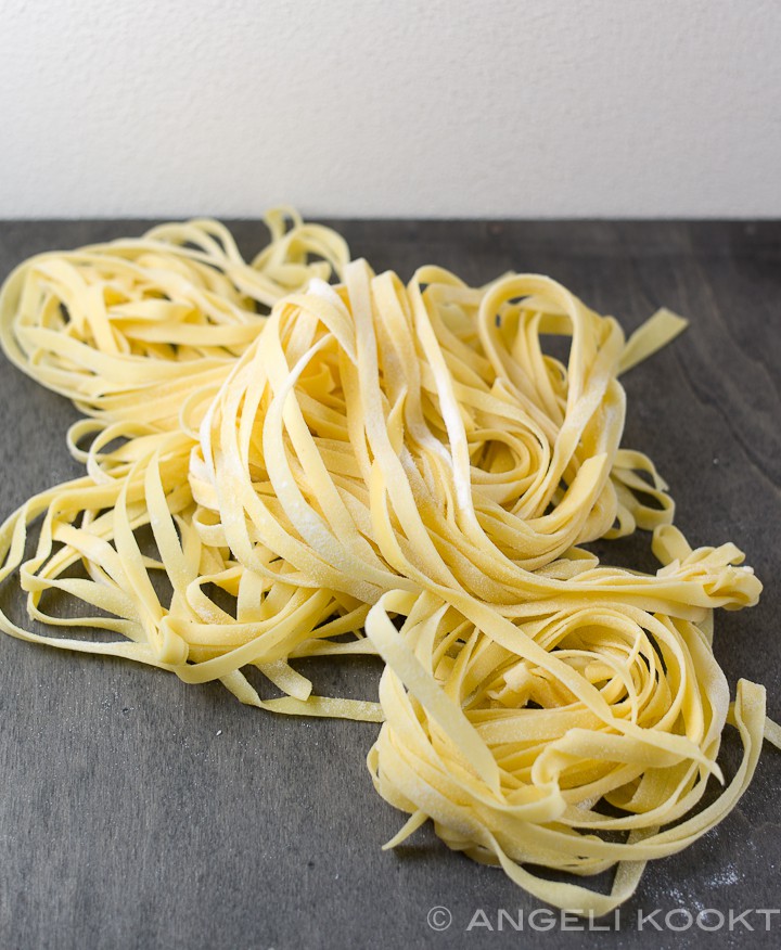Tagliatelle pasta zelf maken