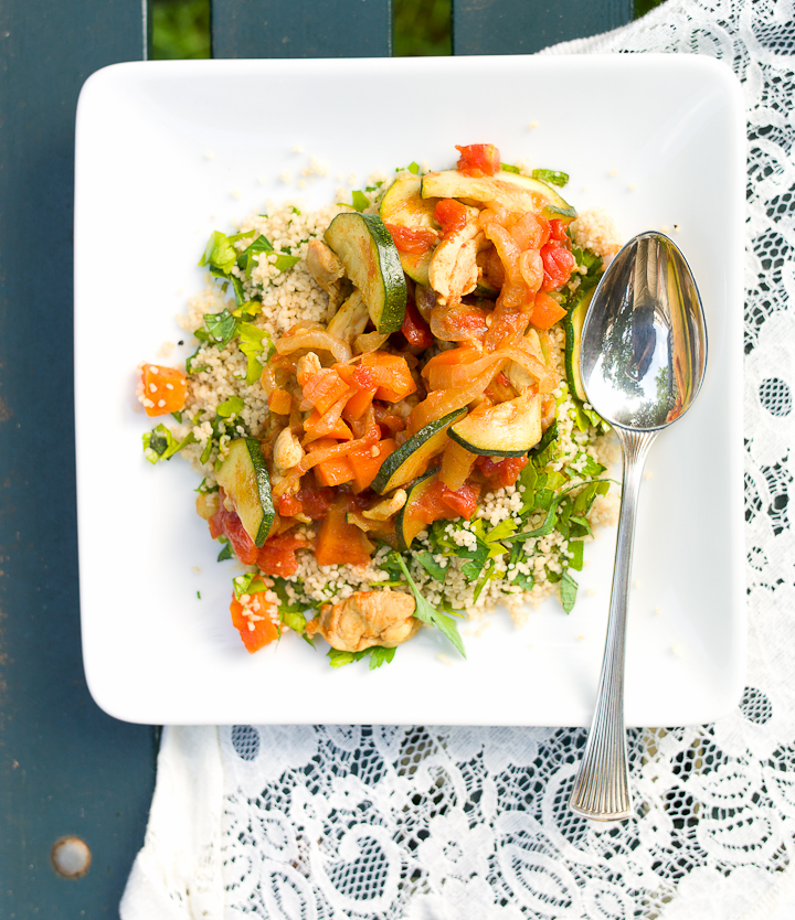 Kiptajine met couscous