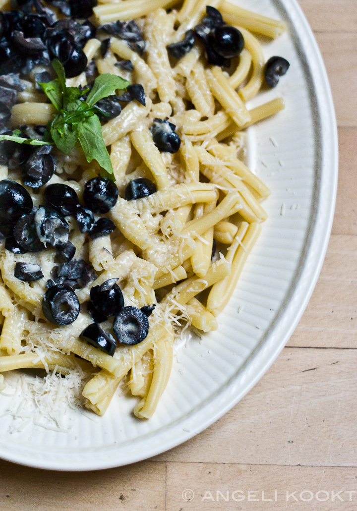 Pasta met olijven