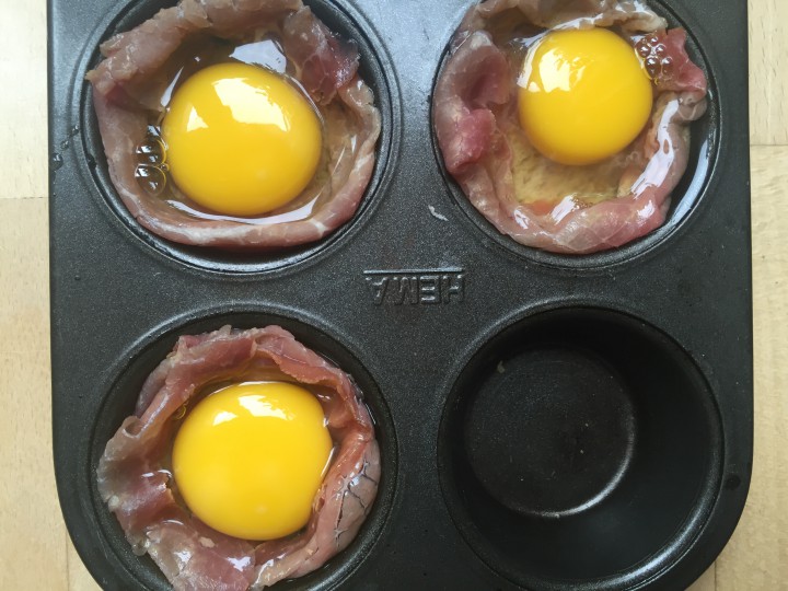 spiegeleitje op toast uit de oven