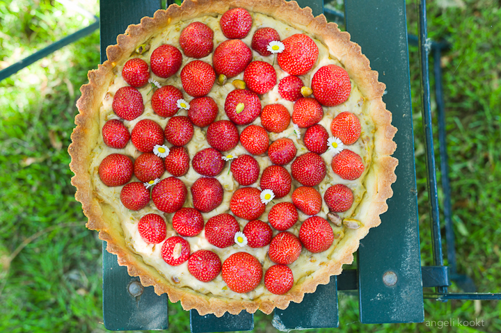 Aardbeienvlaai