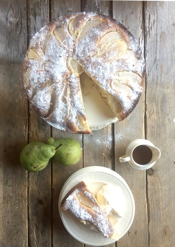 Perencake met caramelsaus Angeli Kookt