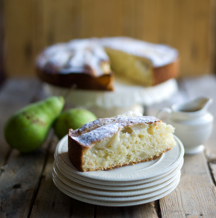 Perencake met caramelsaus Angeli Kookt