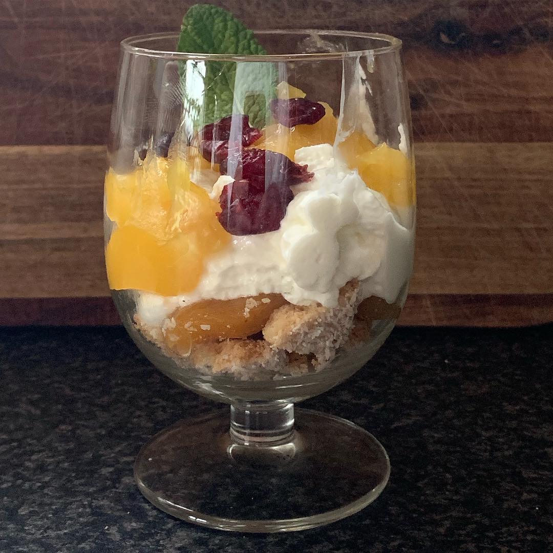 Kwark met lemon curd