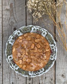 Amandeltaartje met siroop