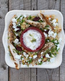 Griekse kip met couscous