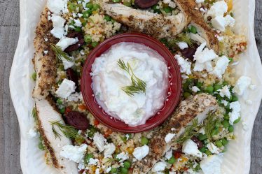 Griekse kip met couscous