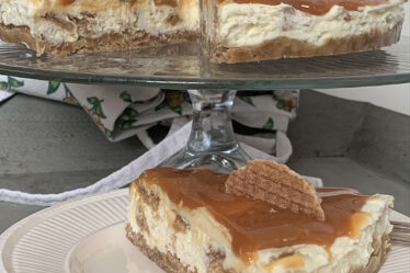 stroopwafelkwarktaart